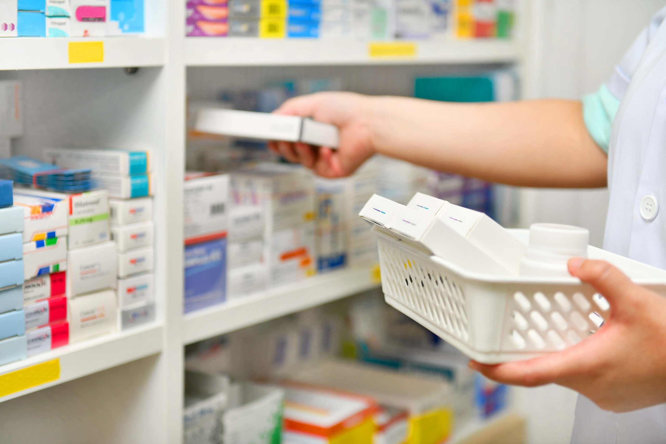 pharmacy pharmacist restocking medication